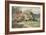 Sheep outside a Cottage in Springtime-Charles James Adams-Framed Giclee Print