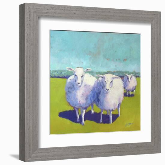 Sheep Pals I-Carol Young-Framed Art Print