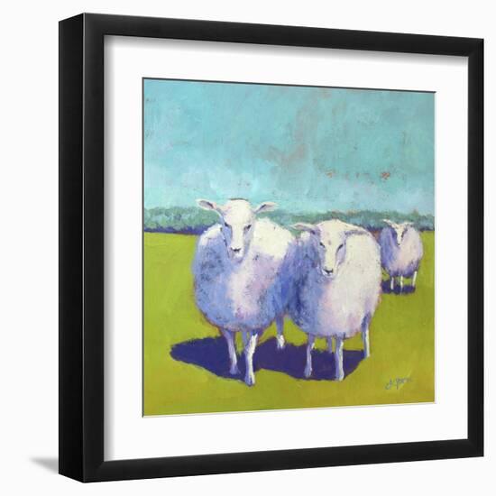 Sheep Pals I-Carol Young-Framed Art Print