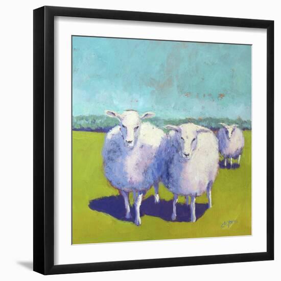 Sheep Pals I-Carol Young-Framed Art Print