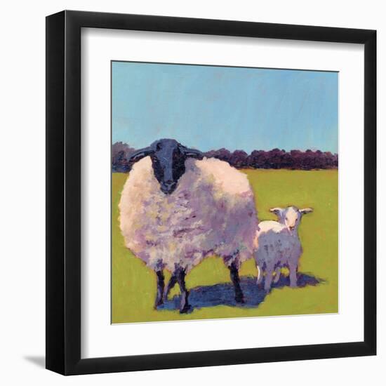 Sheep Pals III-Carol Young-Framed Art Print