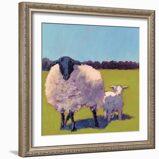 Sheep Pals III-Carol Young-Framed Art Print