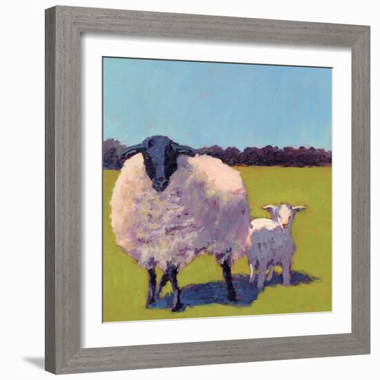 Sheep Pals III-Carol Young-Framed Art Print