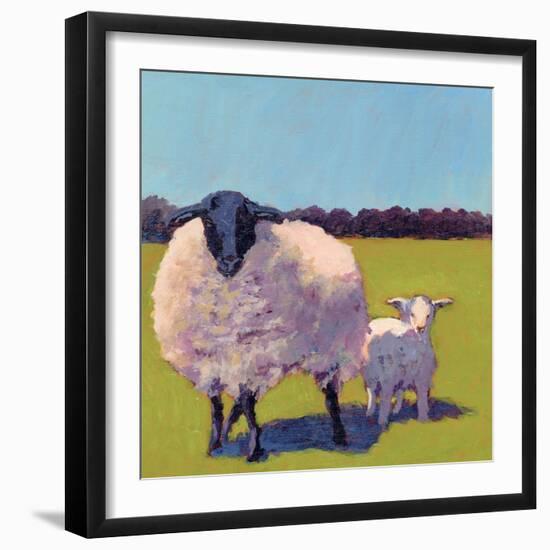 Sheep Pals III-Carol Young-Framed Art Print