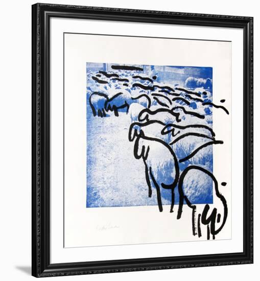 Sheep Portfolio 2-Menashe Kadishman-Framed Collectable Print