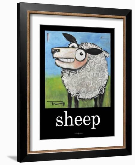 Sheep Poster-Tim Nyberg-Framed Giclee Print