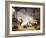 Sheep, Rabbits and a Chicken in a Barn, 1859-Eugene Joseph Verboeckhoven-Framed Giclee Print