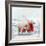 Sheep Red Scarf-Clare Davis London-Framed Giclee Print