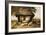 Sheep Resting under a Shelter-Thomas Sidney Cooper-Framed Giclee Print