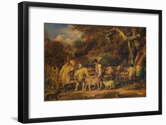 'Sheep Shearing', 1828, (1938)-James Ward-Framed Giclee Print