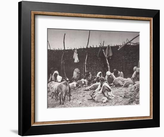 Sheep Shearing, Russia, C1875-C1877-Ivan Boldyrev-Framed Premium Giclee Print