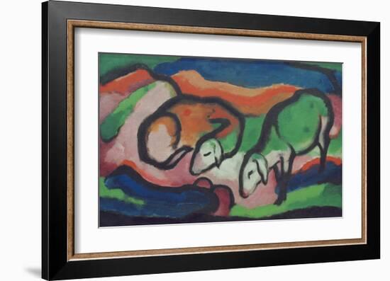 Sheep-Franz Marc-Framed Giclee Print