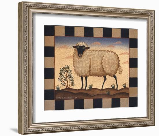 Sheep-Diane Ulmer Pedersen-Framed Art Print