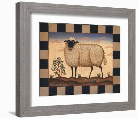 Sheep-Diane Ulmer Pedersen-Framed Art Print