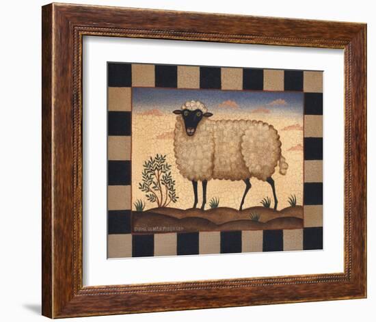 Sheep-Diane Ulmer Pedersen-Framed Art Print