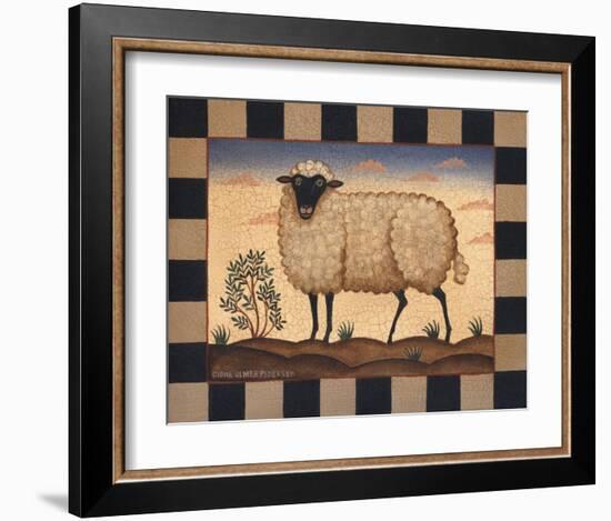 Sheep-Diane Ulmer Pedersen-Framed Art Print