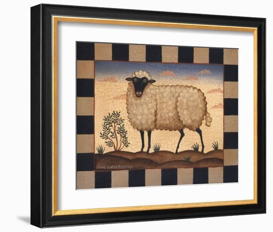 Sheep-Diane Ulmer Pedersen-Framed Art Print