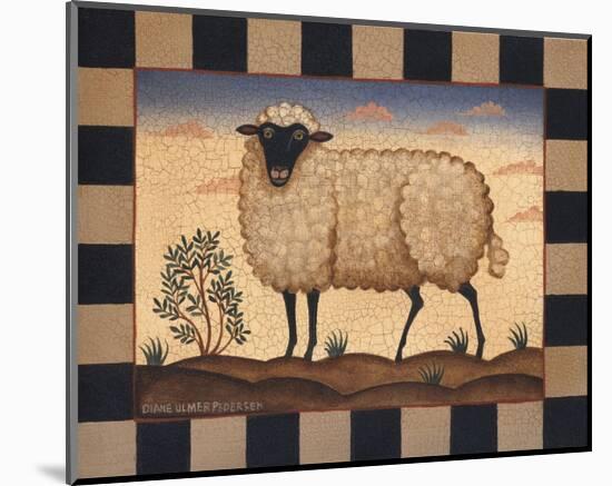 Sheep-Diane Ulmer Pedersen-Mounted Giclee Print