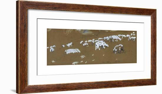 Sheep-Winslow Homer-Framed Premium Giclee Print