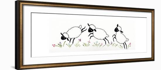 Sheep-Beverly Johnston-Framed Giclee Print