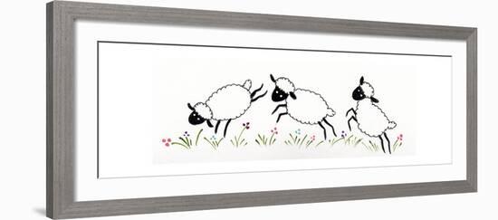 Sheep-Beverly Johnston-Framed Giclee Print