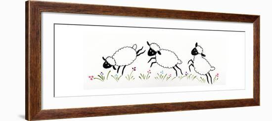 Sheep-Beverly Johnston-Framed Giclee Print