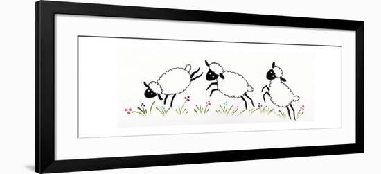 Sheep-Beverly Johnston-Framed Giclee Print