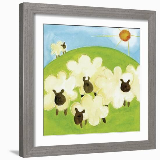 Sheep-null-Framed Giclee Print
