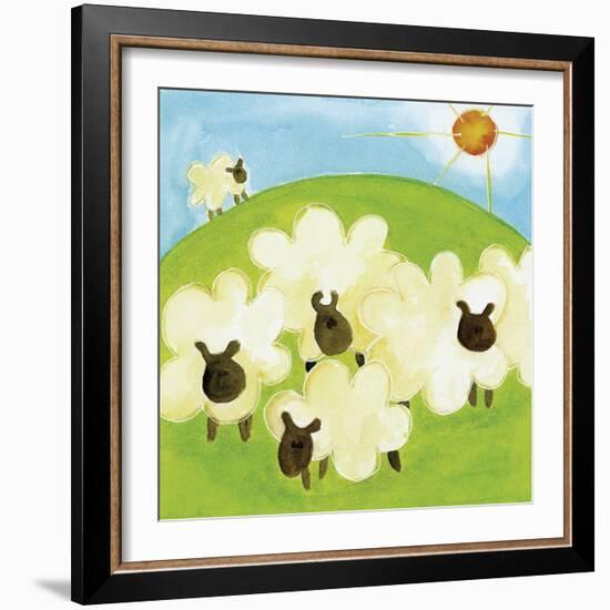 Sheep-null-Framed Giclee Print