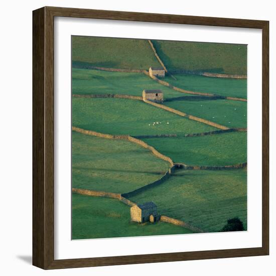 Sheepfolds, Gunnerside, North Yorkshire, England-Joe Cornish-Framed Photographic Print