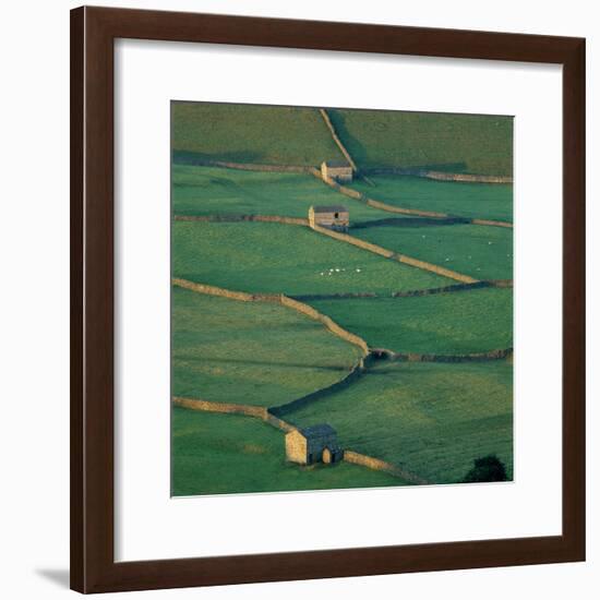 Sheepfolds, Gunnerside, North Yorkshire, England-Joe Cornish-Framed Photographic Print