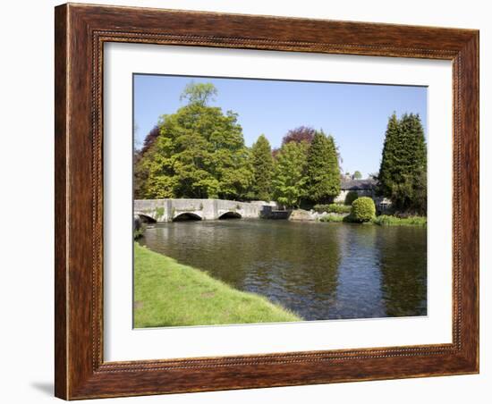 Sheepwash Bridge, Ashford in the Water, Derbyshire, England, United Kingdom, Europe-Frank Fell-Framed Photographic Print