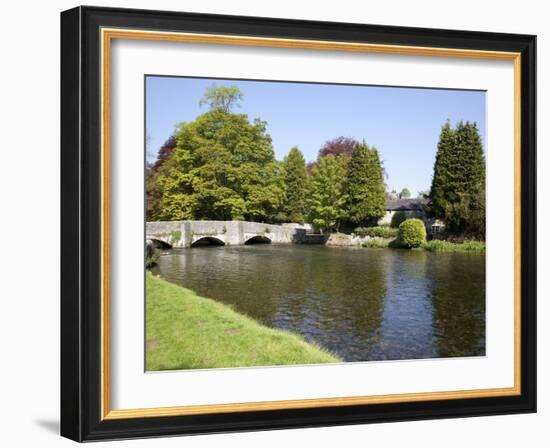 Sheepwash Bridge, Ashford in the Water, Derbyshire, England, United Kingdom, Europe-Frank Fell-Framed Photographic Print