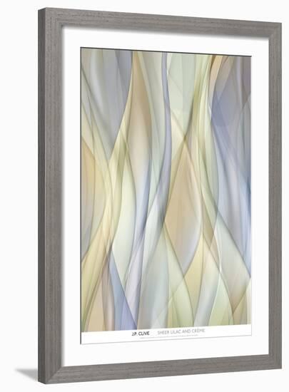 Sheer Lilac and Crème-J^P^ Clive-Framed Art Print