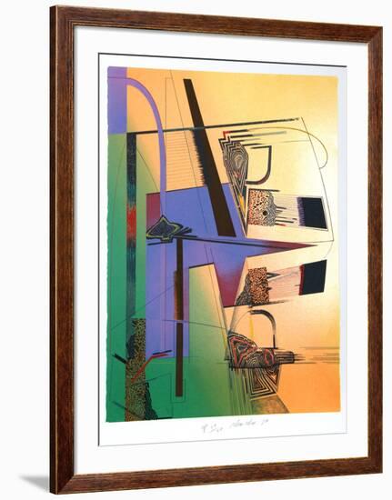 Sheer Numbers-William Schwedler-Framed Serigraph