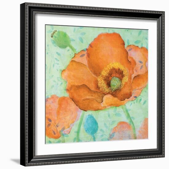 Sheer Poppy Love 2-Elle Summers-Framed Art Print