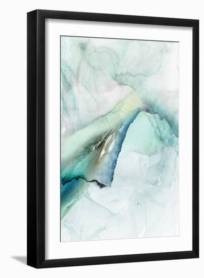 Sheer Teal I-null-Framed Art Print