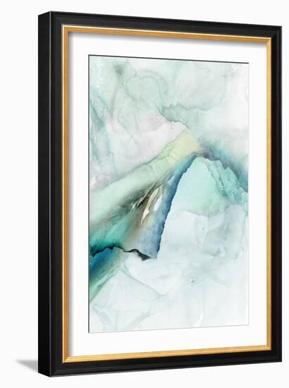 Sheer Teal I-null-Framed Art Print