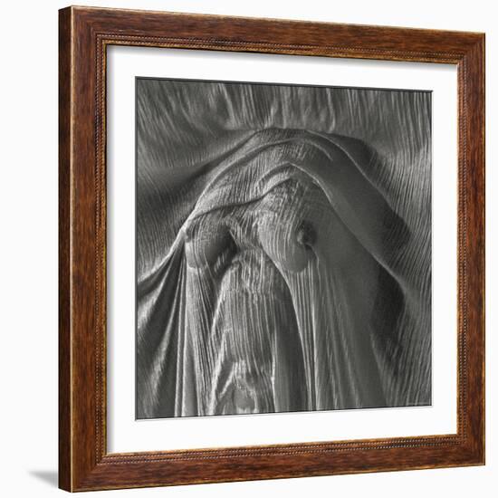 Sheer Waves over Nude Breasts-Monika Brand-Framed Photographic Print