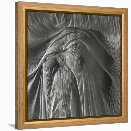 Sheer Waves over Nude Breasts-Monika Brand-Framed Premier Image Canvas