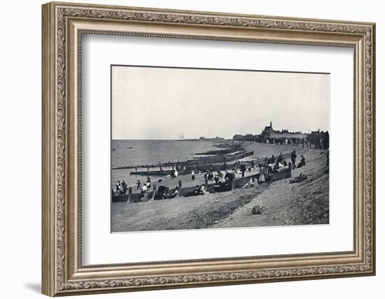 'Sheerness - The Promenade and Beach', 1895-Unknown-Framed Photographic Print