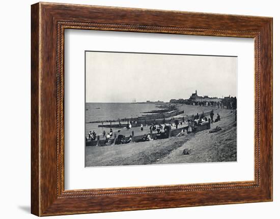'Sheerness - The Promenade and Beach', 1895-Unknown-Framed Photographic Print
