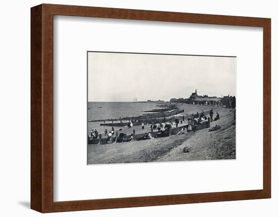 'Sheerness - The Promenade and Beach', 1895-Unknown-Framed Photographic Print