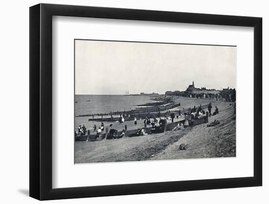 'Sheerness - The Promenade and Beach', 1895-Unknown-Framed Photographic Print