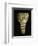 Sheet gold relief mask of the goddess Hathor, Ancient Egyptian, 2nd-1st century BC-Werner Forman-Framed Giclee Print