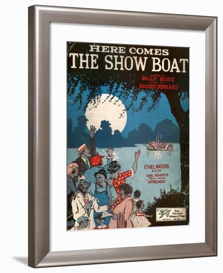 Sheet Music Cover, 1927-null-Framed Giclee Print