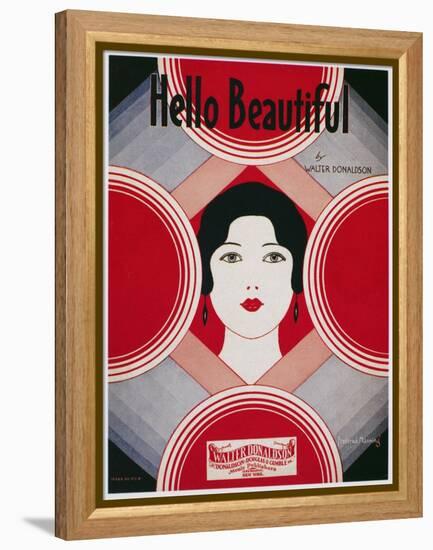 Sheet Music Cover, 1931-null-Framed Premier Image Canvas