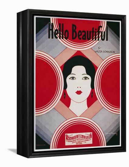 Sheet Music Cover, 1931-null-Framed Premier Image Canvas