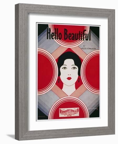 Sheet Music Cover, 1931-null-Framed Giclee Print