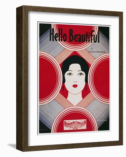 Sheet Music Cover, 1931-null-Framed Giclee Print